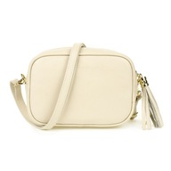 TALIANSKA KOŽENÁ CROSSBODY TAŠKA so strapcom