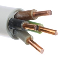 YDY inštalačný kábel 4x1mm okrúhly drôt 450/750V - 25m