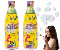 2x tekuté mydlové bubliny