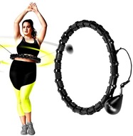 HULA HOP KOLESOVÝ MASÁŽER HULAHOP VHODNÁ HMOTNOSŤ 126CM ČIERNA HULA HOP KOLESOVÝ MASÁŽER HULAHOP VHODNÁ HMOTNOSŤ 126CM ČIERNA