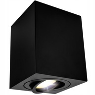 Prisadené stropné svietidlo GU10 LED MOVABLE SQUARE veľké ČIERNE bodové HALOGÉN Prisadené stropné svietidlo GU10 LED MOVABLE SQUARE veľké ČIERNE bodové HALOGÉN