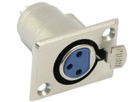 10 x XLR 3P mikrofónový konektor pre kovové puzdro 10 x XLR 3P mikrofónový konektor pre kovové puzdro
