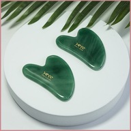 Gua Sha kameň na masáž a relaxáciu, zelený nefrit