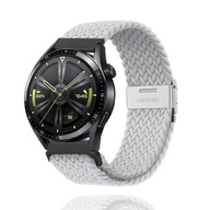 22 MM ELASTICKÝ NYLONOVÝ REMÍN, SVETLO SIVÁ, S SPONOU NA HODINKY SMARTWATCH 22 MM ELASTICKÝ NYLONOVÝ REMÍN, SVETLO SIVÁ, S SPONOU NA HODINKY SMARTWATCH