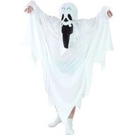biely outfit GHOST kostým SREAM HALLOWEEN 110/120 biely outfit GHOST kostým SREAM HALLOWEEN 110/120