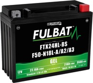 Gélová batéria Fulbat YTX24HL-BS 12V 22Ah 350A