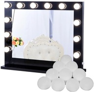 LAMPY 10x LED SVETLÁ DO ZRKADLA MAKE-UP STOLKU - 3 ODTIENE + Nastav. LAMPY 10x LED SVETLÁ DO ZRKADLA MAKE-UP STOLKU - 3 ODTIENE + Nastav.