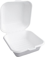 Kontajnerové menu-box hamburger 50 kusov cukrovej trstiny 155x150x75 bez SUP Kontajnerové menu-box hamburger 50 kusov cukrovej trstiny 155x150x75 bez SUP