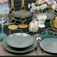 BOGUCICE NOSTALGIA ONYX JEDÁLNA SÚPRAVA 18 EL GREY GREY TABLE SET BOGUCICE NOSTALGIA ONYX JEDÁLNA SÚPRAVA 18 EL GREY GREY TABLE SET