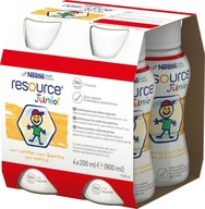 Nestlé RESOURCE Junior vanilka 4 x 200 ml Nestlé RESOURCE Junior vanilka 4 x 200 ml