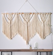 Makram pre nástenné boho dreaker catcher dekorácie dekorácie s šnúrou Makram pre nástenné boho dreaker catcher dekorácie dekorácie s šnúrou