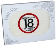 UTERÁK 70x140 S VÝŠIVKOU AKO DARČEK K 18. NARODENINÁM UTERÁK 70x140 S VÝŠIVKOU AKO DARČEK K 18. NARODENINÁM