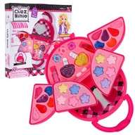 Makeup set Rozšíriteľná taštička pre deti 5+ Očná kozmetika a pery Makeup set Rozšíriteľná taštička pre deti 5+ Očná kozmetika a pery