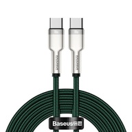 Baseus Cafule Metal PD USB-C kábel USB-C 2,0 m zelený Baseus Cafule Metal PD USB-C kábel USB-C 2,0 m zelený