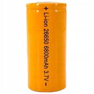 Nabíjateľná 26650 68000 mAh 3,7V LI-ION batéria Nabíjateľná 26650 68000 mAh 3,7V LI-ION batéria