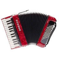 Akordeón Hohner Bravo II 48 Červený