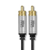 Kábel Techlink iWires PRO RCA - RCA analógový audio kábel 5 metrov Čierny Kábel Techlink iWires PRO RCA - RCA analógový audio kábel 5 metrov Čierny