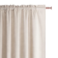 Hotový zamatový záves 140x260 na páske Charmy Beige Light Frog Tape Hotový zamatový záves 140x260 na páske Charmy Beige Light Frog Tape