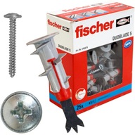 FISCHER DUOBLADE S hmoždinky do sadrokartónu + skrutky 25 ks