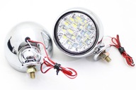 18LED chrómové svetelné lišty, denné RL / DLAA /