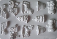 DIY OČKY VIANOČNÉ OZDOBY 3D SADROVÁ FORMA DIY OČKY VIANOČNÉ OZDOBY 3D SADROVÁ FORMA
