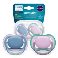 AVENT Ultra Air cumlík 6-18m tmavomodrá/fialová SCF085/34 AVENT Ultra Air cumlík 6-18m tmavomodrá/fialová SCF085/34