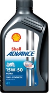 SHELL ADVANCE ULTRA 4 15W50 syntetický olej 1l