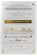 Svadobná karta so zaujímavými prianiami Veľká KPE118 Svadobná karta so zaujímavými prianiami Veľká KPE118