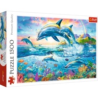Trefl puzzle Dolphin family 1500 ks. Trefl puzzle Dolphin family 1500 ks.