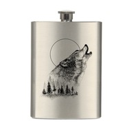 Kovová banková banka 230 ml - Howling Wolf Kovová banková banka 230 ml - Howling Wolf