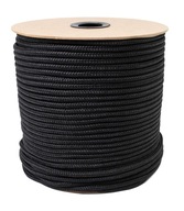 POLYPROPYLÉNOVÉ LANO Splietané lano čierne Silné 8mm 20M POLYPROPYLÉNOVÉ LANO Splietané lano čierne Silné 8mm 20M