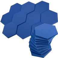 Akustické penové panely HEXAGON s hrúbkou 3 cm a 5 cm