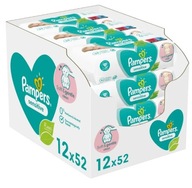 Pampers sensitive obrúsky 12 x 52 ks Pampers sensitive obrúsky 12 x 52 ks