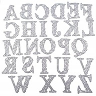 Dekoratívne písmená abecedy na Scrapbooking Dekoratívne písmená abecedy na Scrapbooking