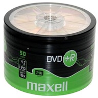 DISKY DVD+R 4,7 GB 16X MAXELL SP50 50 KS
