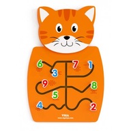 Drevená manipulačná hra Kitty Viga Toys Montessori Drevená manipulačná hra Kitty Viga Toys Montessori