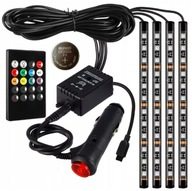 RGB LED osvetlenie interiéru auta RGB LED osvetlenie interiéru auta