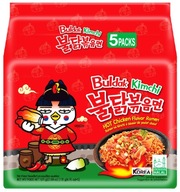 Pikantný kurací ramen s kimchi 5x130g - Samyang Pikantný kurací ramen s kimchi 5x130g - Samyang