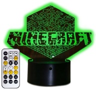 3D LED GAME lampa, USB kocky + DIAĽKOVÉ OVLÁDANIE 3D LED GAME lampa, USB kocky + DIAĽKOVÉ OVLÁDANIE