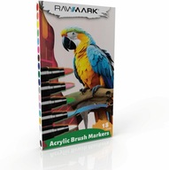 RAWMARK akrylové štetcové popisovače 18 farieb