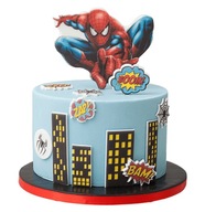Súprava na zdobenie torty 2D SPIDERMAN, 12 ks. Súprava na zdobenie torty 2D SPIDERMAN, 12 ks.