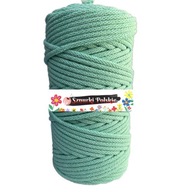 Bavlnená šnúrka 100m 5mm mint/celadon Bavlnená šnúrka 100m 5mm mint/celadon