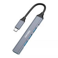 ADAPTÉR, USB-C TYP C 4xUSB SPLITTER PRE POČÍTAČ