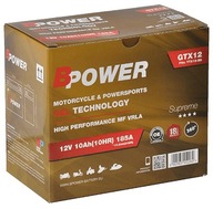 Batéria GTX12 YTX12 BPOWER 10Ah 185A Batéria GTX12 YTX12 BPOWER 10Ah 185A