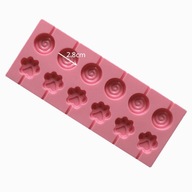 NO.3 veľkosť Silikónová forma na čokolády Lollipop