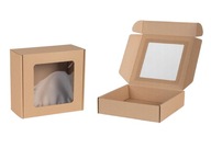 10 x Darčeková škatuľka s okienkom 15 x 15 Box 10 x Darčeková škatuľka s okienkom 15 x 15 Box