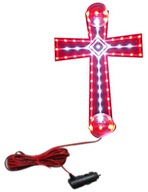LED krížik TIR nápis červený/biely TLKR-05