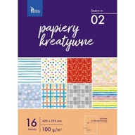 Zošit tvorivých papierov A3 100g. 16 listov KB031 Zošit tvorivých papierov A3 100g. 16 listov KB031