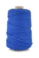 Bavlnená šnúrka pre MACRAME 5mm 100m / modrá Bavlnená šnúrka pre MACRAME 5mm 100m / modrá