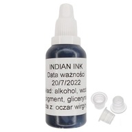 Indian Ink čierny atrament na tetovanie 30ml+poháre
